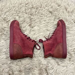 UGGs red leather sneakers size 9
